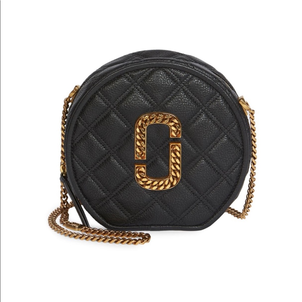 The Status Christy Circle Leather Crossbody Bag